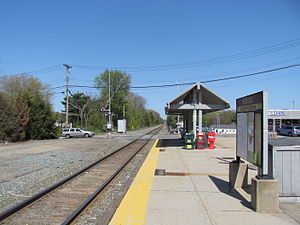 Станция MBTA Норфолк, Массачусетс. Jpg