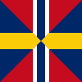ธงสหราชอาณาจักรสวีเดนและนอร์เวย์