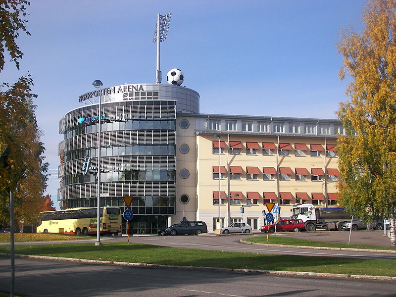 File:Norrporten Arena sett från Norrmalmsgatan.jpg