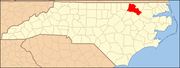 Halifax County map North Carolina Map Highlighting Halifax County.PNG