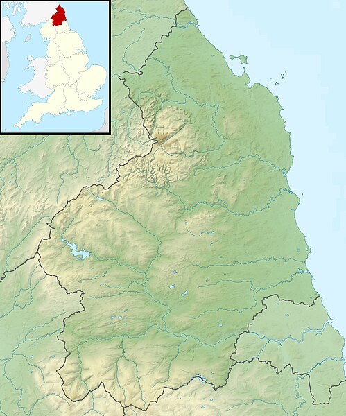 File:Northumberland UK relief location map.jpg