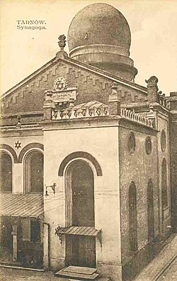 Nová synagoga ve 20. letech 20. století