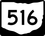 State Route 516 marker