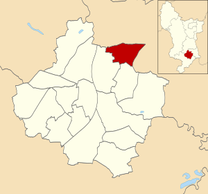 Location of Oakwood ward