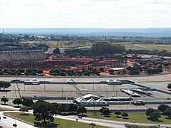 Obra de reconstrução do Estádio Mané Garrincha visto do Mirante da Torre de TV 08 de maio de 2011.jpg