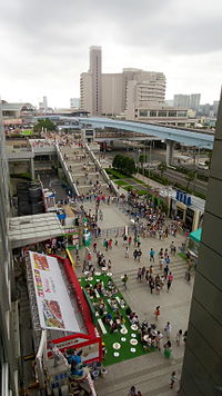 「お台場新大陸」メイン会場（2014年8月31日撮影）