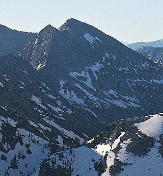 <span class="mw-page-title-main">Ojibway Peak</span> Mountain in Montana, United States