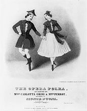 Полка, Карлота Гризи и Жул Перо, Бостън, ок. 1840 г.