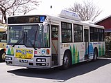 大型CNGワンステップバス「エバーグリーンシャトル」F8764