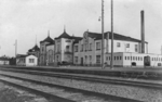 Systerbäcks järnvägsstation i Terijoki kommun, strax väster om gränsen