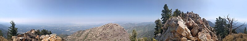 File:Panoramic view west of Mt. Olympus peak.jpg
