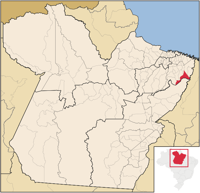 Localização de Nova Esperança do Piriá no Pará
