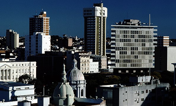 Skyline centrum Asuncion