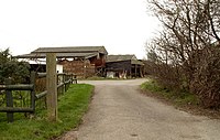 Een deel van de nieuwe boerderij