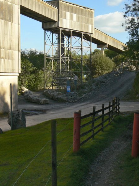 File:Path through the works - geograph.org.uk - 1485352.jpg