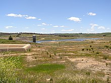 Pejar dam, the water supply for Goulburn in November 2005 PejarDam14November2005.JPG