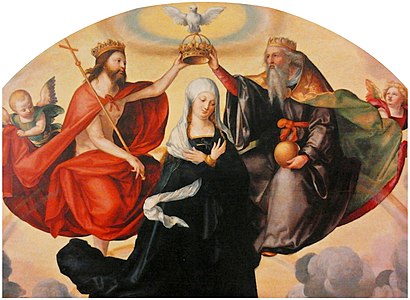 1. Couronnement de la Vierge, vers 1530-1540, Monastère, Cracovie.
