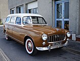 Peugeot 403 vue à Leffrinckoucke. France