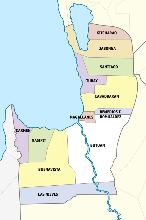 Agusan del Norte Map