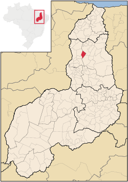 Localização de Coivaras - PI no Piauí