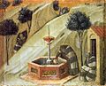 „Eremitai prie Elijo kalno“ (apie 1329, Nacionalinė Sienos pinakoteka)