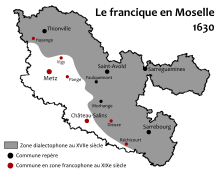 The language border around 1630.