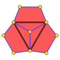 PAC solids with direction colors; vertex figures; Platonic; SVG