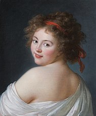 Yekaterina Vassilievna Skavronskaia portréja, Élisabeth Vigée-Lebrun, 1790.jpg