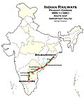 Prashanti Express route map.jpg