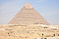 The Pyramid of Khafre in Giza, Egypt in 2015