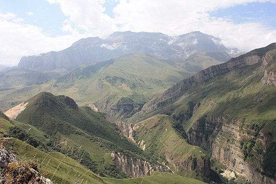 Hills in Qusar State Nature Sanctuary. Photograph: Lalalzd