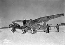 110 (AC) Squadron RCAF Lysander II in silver delivery scheme at RCAF Station Rockcliffe