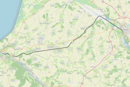 Spoorlijn Abbeville - Eu op de kaart