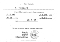 A Radio Berlin International QSL card Radio Berlin International QSL 1990.png