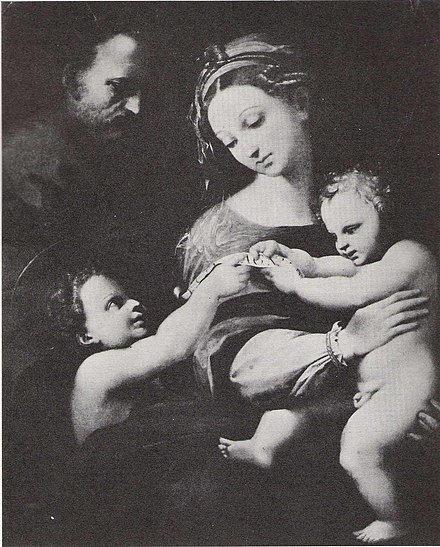 La Madonna de Bogota by Raphael; after restoration work by Leo. A Marzolo.