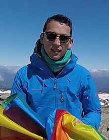 Rainbow flag over Mount Kosciusko.jpg