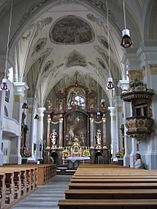 kath. Pfarrkirche hll. Jakob und Martin (Innenansicht) Main category: Pfarrkirche hll. Jakob und Martin, Rauris - interior