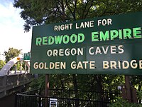 The Redwood Empire sign on 6th Street