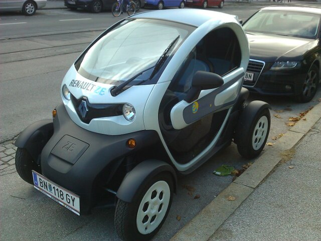 Twizy Renault вид сбоку