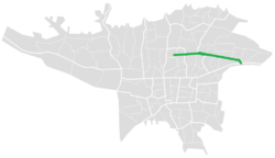 Resalat Expressway map.png