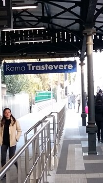 Roma Trastevere railway station