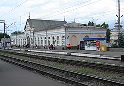 Järnvägsstationen i Rossosj.