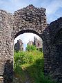 Blick durch das dritte Tor in die (erste) Vorburg