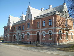 Railway station in Söderhamn