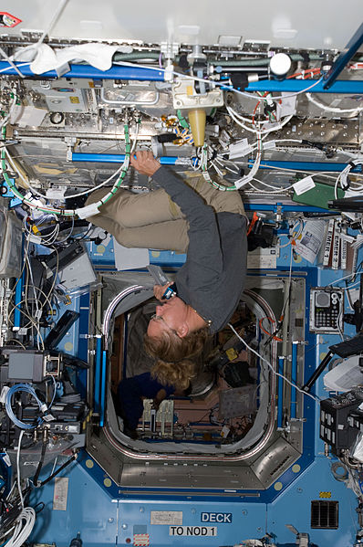 File:STS-135 Sandy Magnus in the Destiny lab.jpg