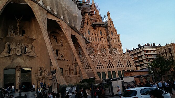 Sagrada Família in Barcelona, Catalonia, Spain