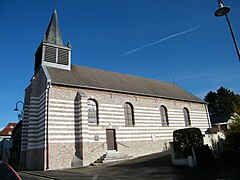 L'église Saint-Vaast.