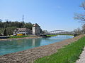 Turm, Gasthof und Brücke mit Linthkanal, 2013