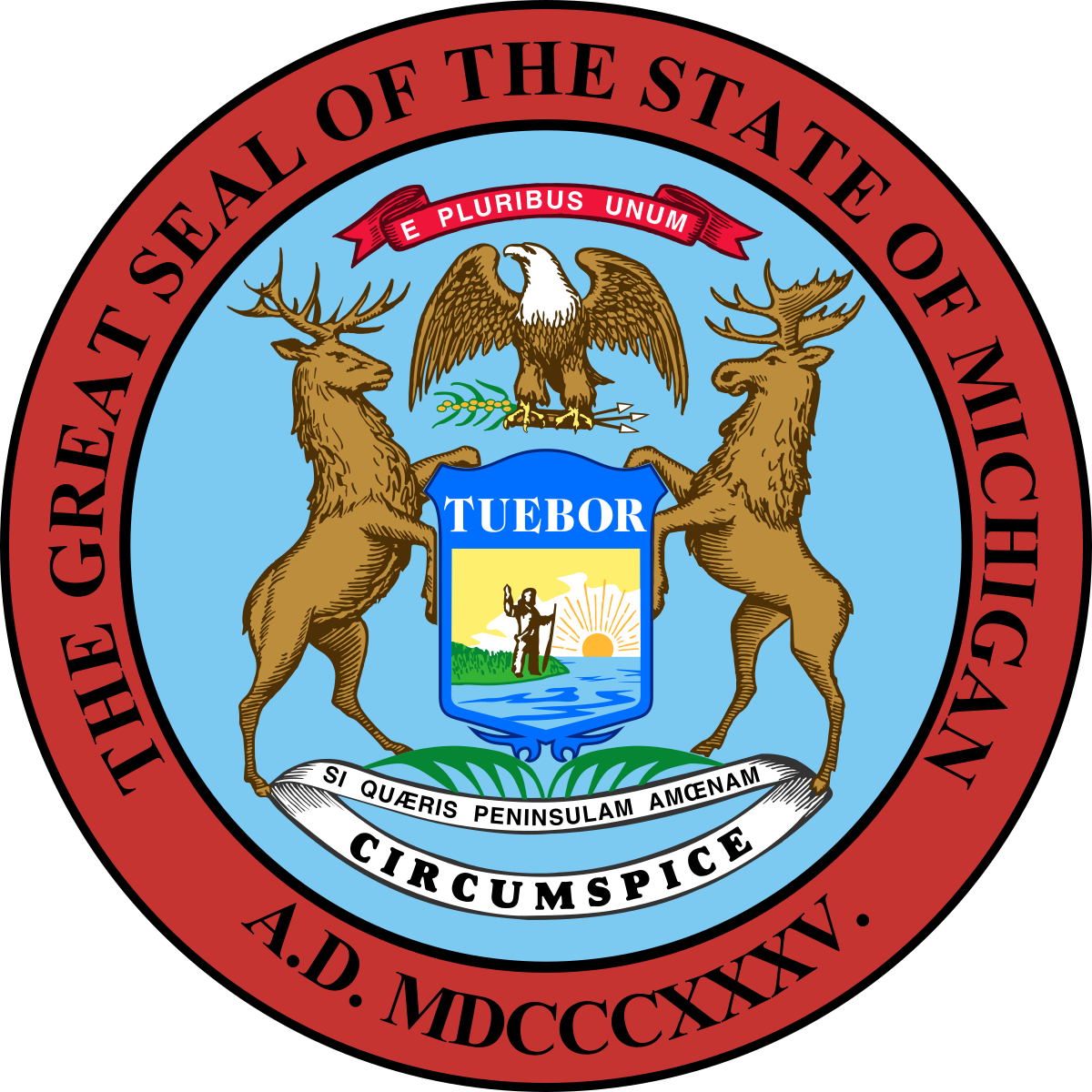 Image result for michigan state seal