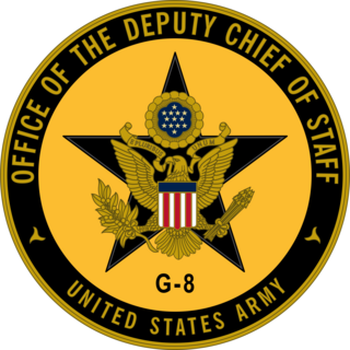 <span class="mw-page-title-main">Deputy Chief of Staff G-8 Programs of The United States Army</span> Part of the Department of the Army Headquarters